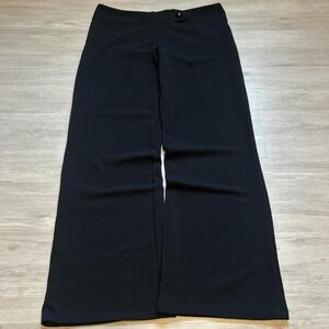 Vintage 2000s Slightly Flared Wide-Leg Grunge Dress Pants 34x30 Y2K